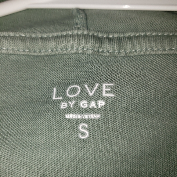 LOVE BY GAP PALE GREEN HOODIE JUNIORS SIZE SMALL EUC - Picture 6 of 6